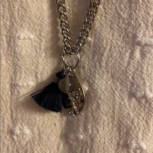 34 inch Silver necklace